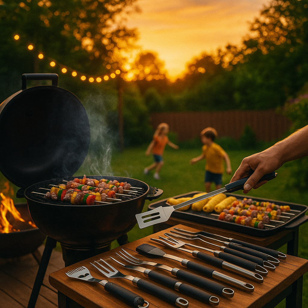 Kit Accessoires BBQ – Ustensiles Premium en Acier Inox
