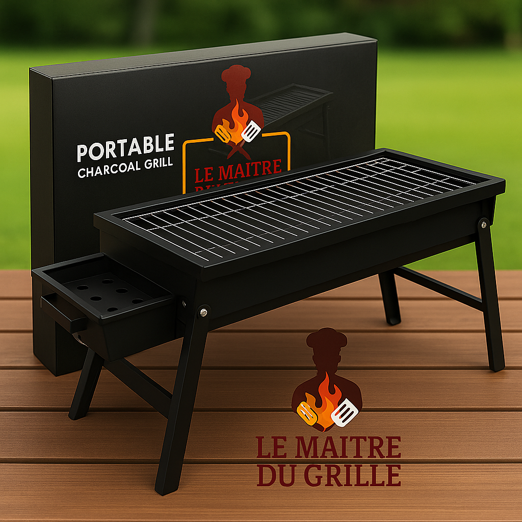 🔥 Barbecue Pliable 60 cm – Puissant, Compact et Prêt pour l’Aventure !