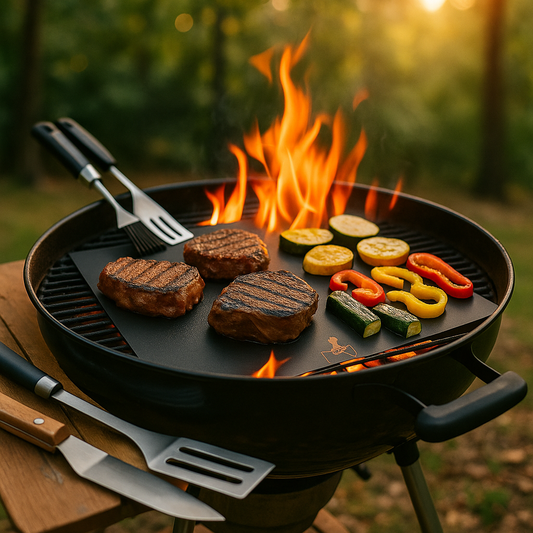 Lot de 6 Tapis Antiadhésifs pour Barbecue – Cuisson Propre et Parfaite !